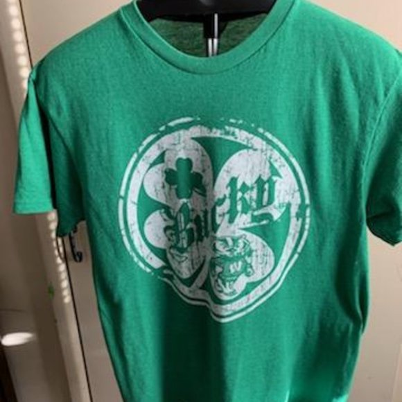 Wisconsin Irish Bucky Tee Shirt - Picture 2 of 5